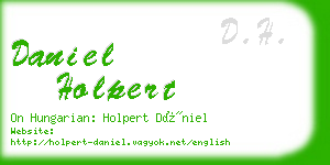 daniel holpert business card